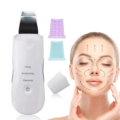 Espátula Ultrasónica Facial – Limpieza Profunda Profesional