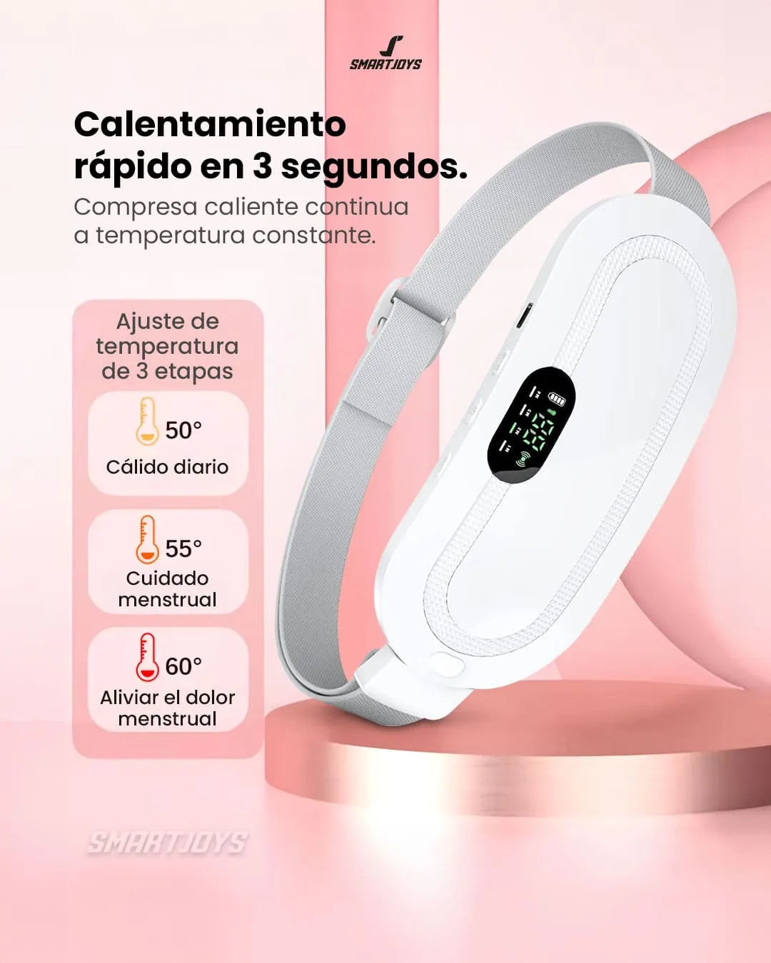 Cinturón Almohadilla para Cólicos Mestruales