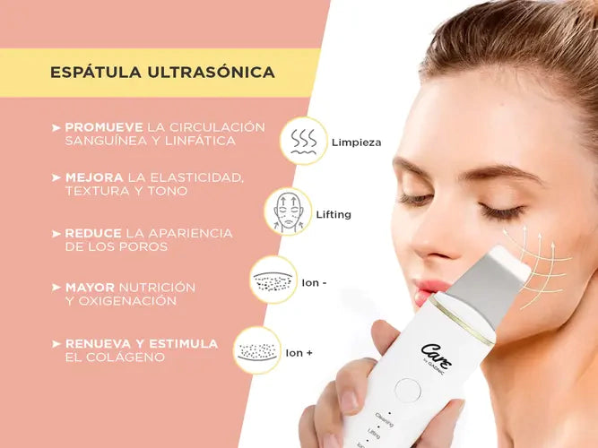 Espátula Ultrasónica Facial – Limpieza Profunda Profesional