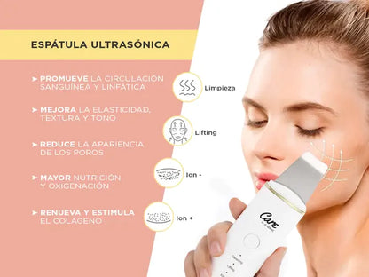 Espátula Ultrasónica Facial – Limpieza Profunda Profesional